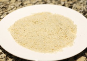 Combine the panko, salt, and pepper.  Stir to combine.