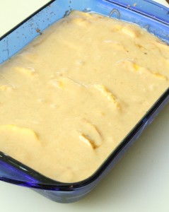 Peach Cake Batter