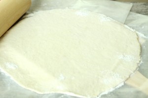 Rolled Pizza Dough