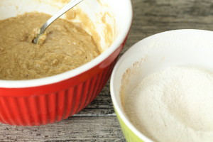 Wet and dry cookie ingredients