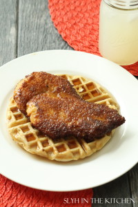 Finished Chicken and Waffles 2
