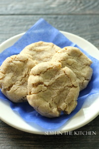 Peanut Butter Cookies on a plate 4