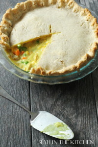 Slice out of chicken pot pie 2