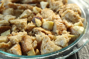 Sourdough and Apples ready to bake