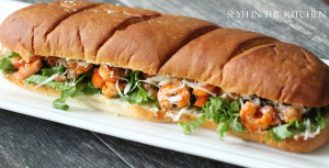 Buffalo Shrimp po boy whole