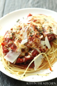 Eggplant Spaghetti on plate 2