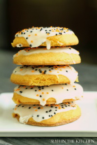 Stacked Orange Cookies