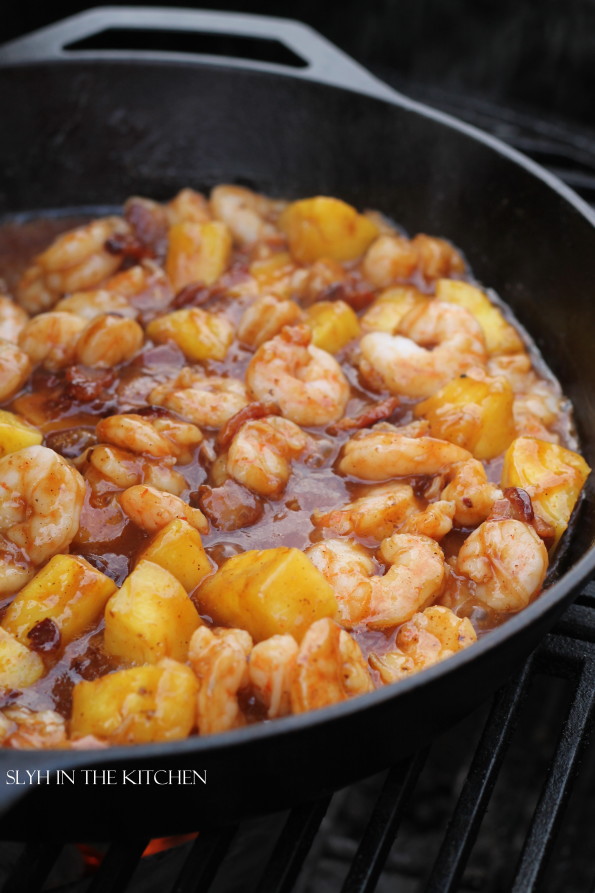 BBQ Pineapple Shrimp Skillet 2