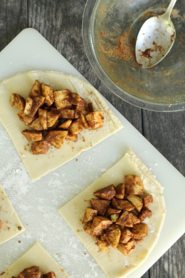 Fill Apple hand pies