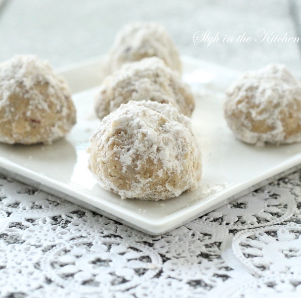 Pecan Cranberry Snowball Cookies 2