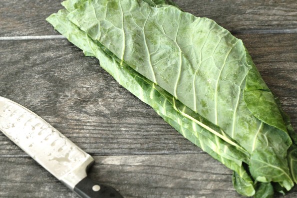 Stack Collard leaves