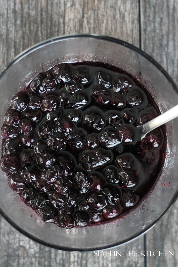 Blueberry Sauce in a bowl