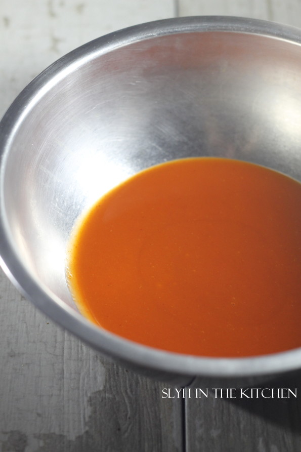 Buffalo Sauce in bowl