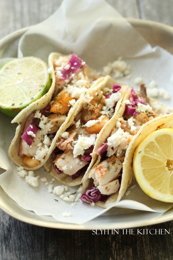 Mahi Mahi Fish Tacos Platter