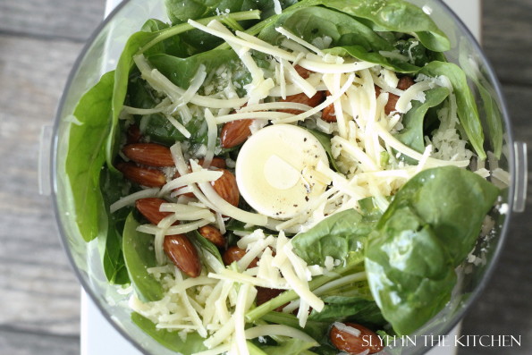 Spinach Pesto Ingredients