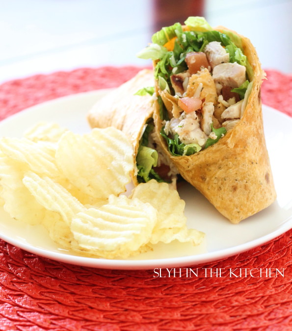 Italian Chicken Wrap with Chips