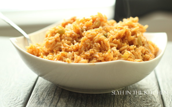 Spanish Rice in Bowl
