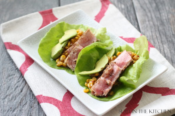 Spicy Tuna Lettuce Wraps