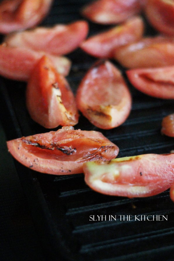 Blistered tomatoes
