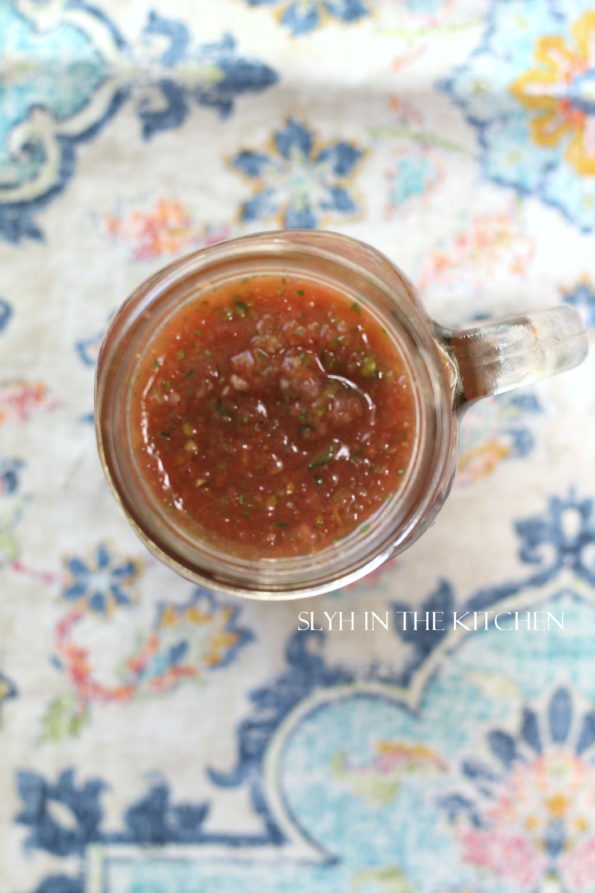 Grilled Salsa in Jar