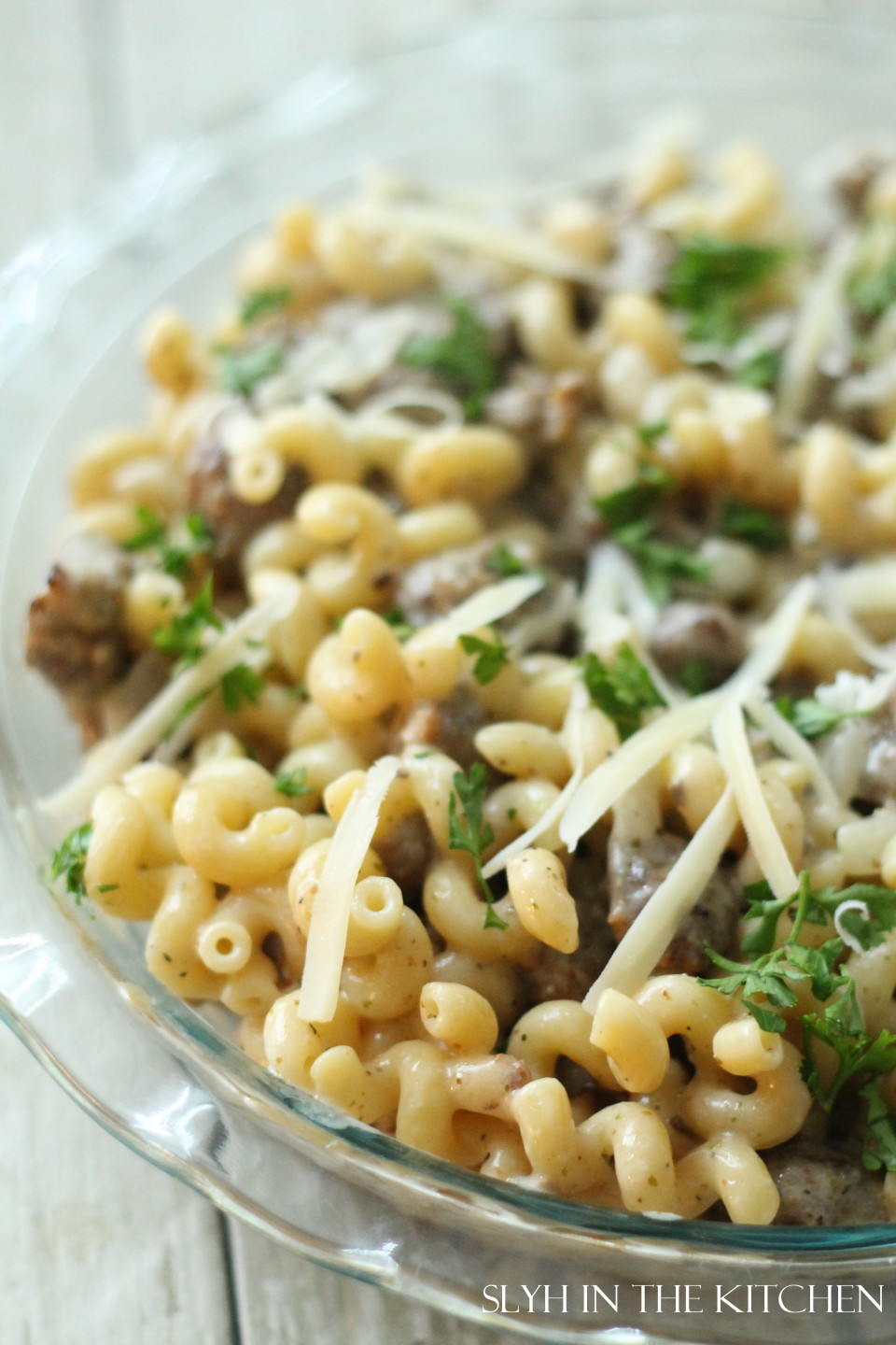 Italian Sausage and Mushroom Pasta | Slyh in the Kitchen