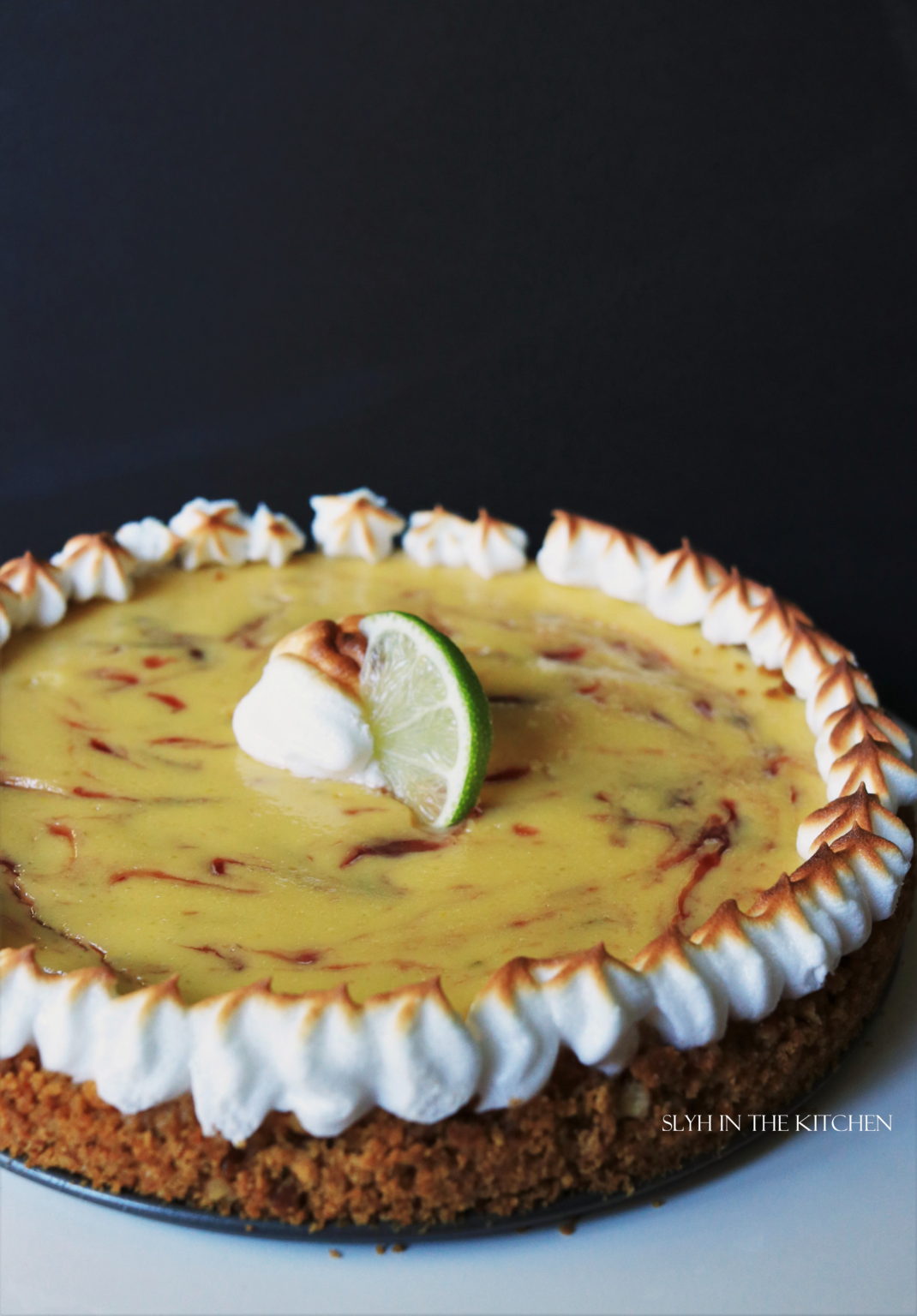 Strawberry Lime Margarita Pie Slyh in the Kitchen